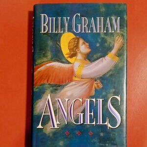 ANGELS, Billy Graham | Vintage 1994 Hardcover w/Dust Jacket Collectible Book